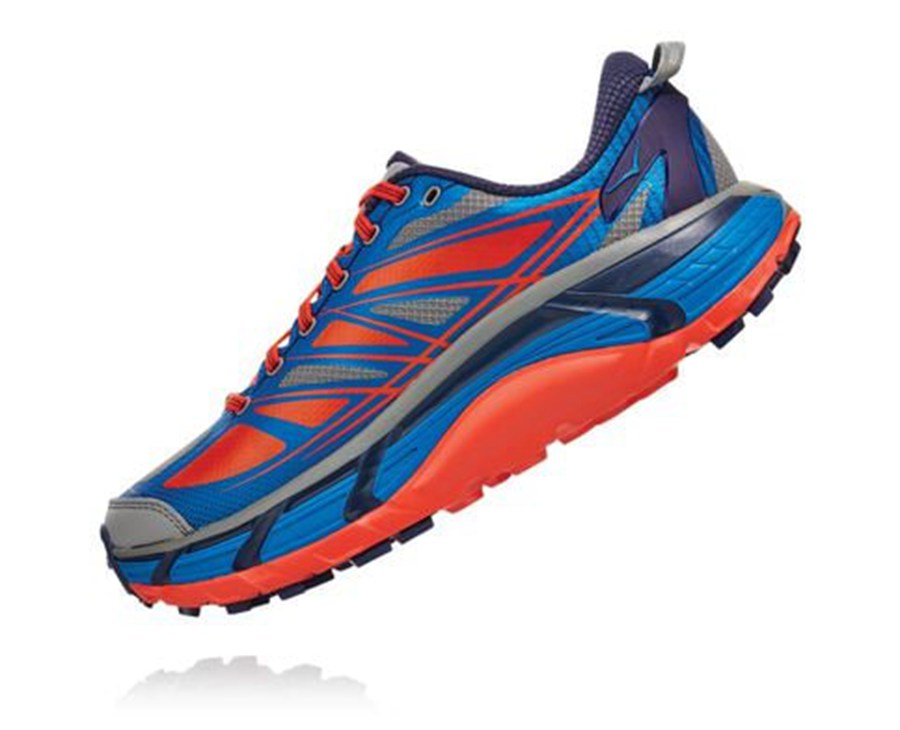 Hoka One One Trail Schoenen Heren - Mafate Speed 2 - Blauw - KA5921603